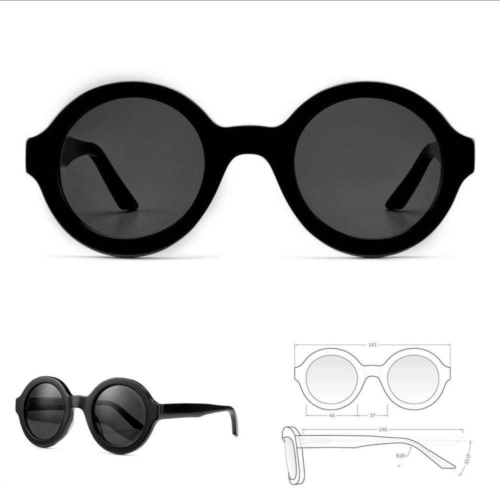 Lowercase Dakota Black Sunglasses